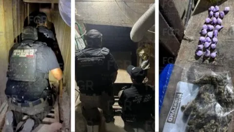 FGR desmantela narcotúnel que conectaba de Tijuana a California, EE. UU.
