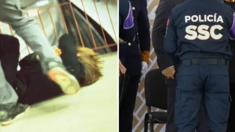 VIDEO: polis pelean con presuntos ladrones en Iztapalapa
