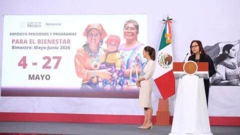 Es oficial: presentan calendario de pagos de pensiones y programas Bienestar; será del 4 al 27 de mayo