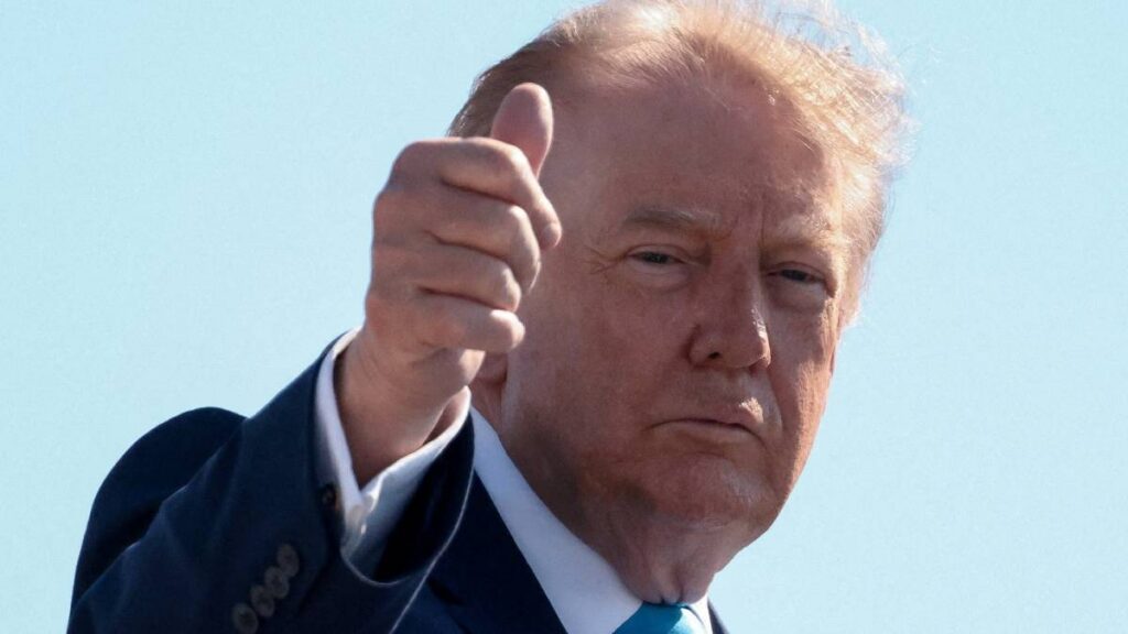 Donald Trump, presidente de Estados Unidos.