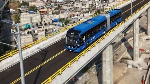 Revisan Trolebús Elevado tras reporte de grietas; no suspenderán servicio