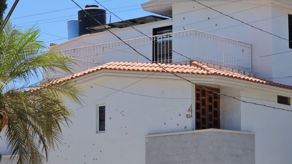 Casa que perteneció a Rubén Rocha Moya fue baleada en Culiacán, Sinaloa