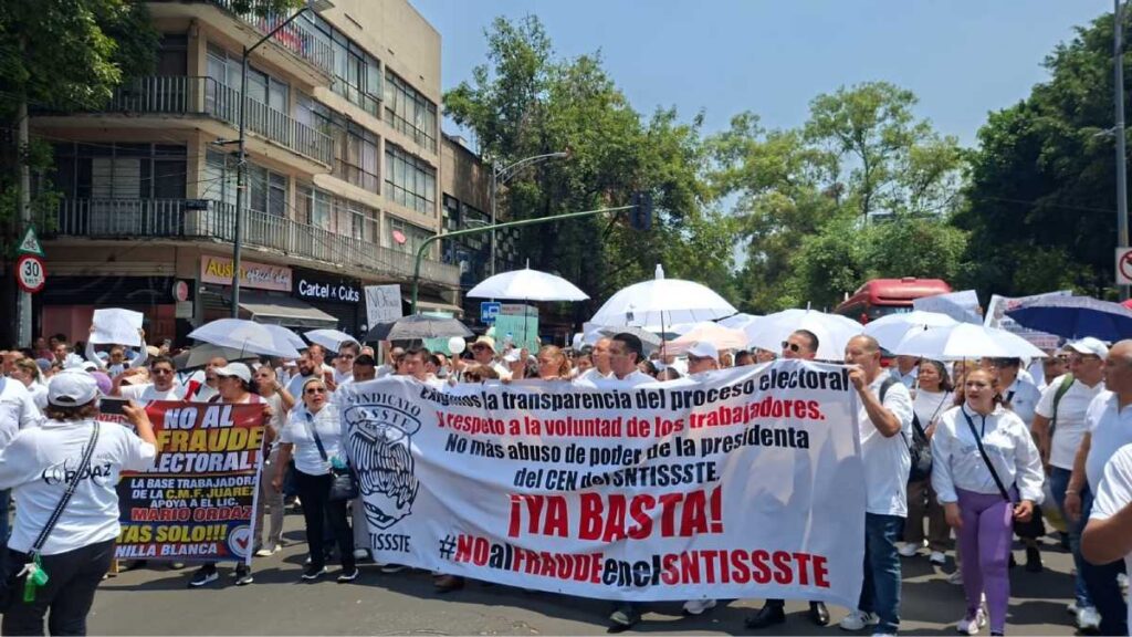 Trabajadores del ISSSTE impugnan elección sindical