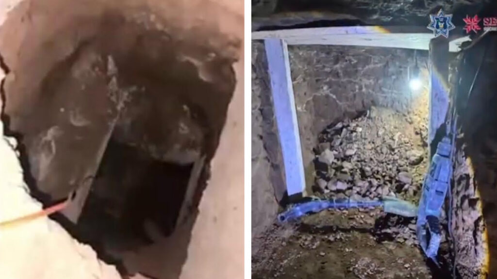 Autoridades localizaron un túnel clandestino en Hidalgo