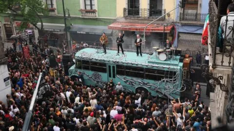 U2 graba videoclip en el Centro Histórico de la CDMX y sorprende a fans: videos