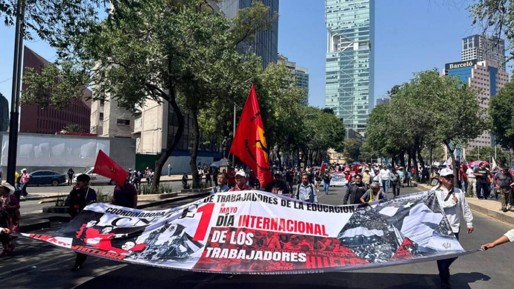 Manifestación de la CNTE.