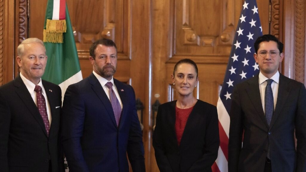 Concluye reunión entre Sheinbaum y secretario del Departamento de Seguridad Nacional de EE. UU.