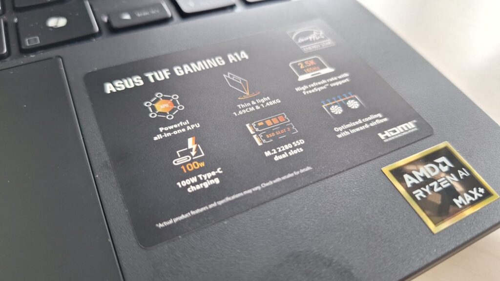 Asus tuf gaming a14 review