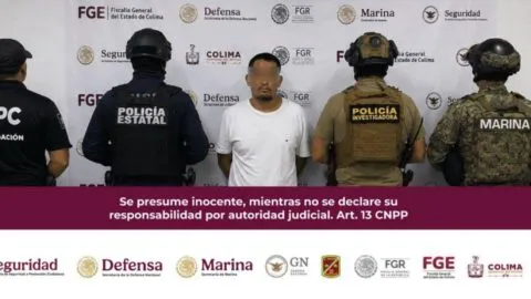 Golpe al crimen: detienen al “Chuy Roñas”, del cártel de los “Mezcales”, en Colima