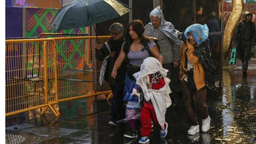 Alerta por lluvias en alcaldías de CDMX