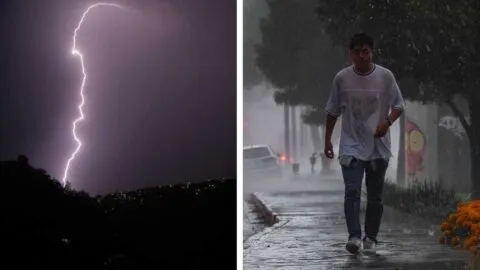 Alertan por lluvias y tormentas eléctricas en 14 alcaldías durante el México vs Ecuador