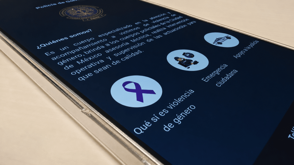 Una app con un botón de atención a violencia de género