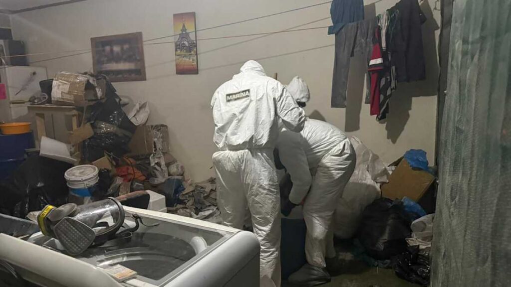 Autoridades federales desmantelaron laboratorio de metanfetamina