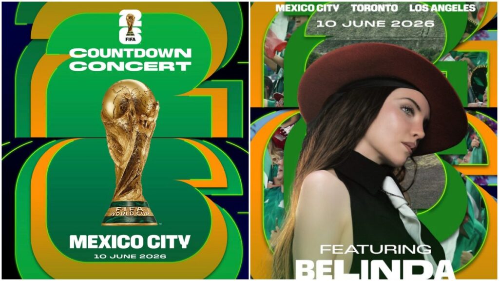 Belinda y Los Ángeles Azules encabezan el concierto "México Countdown Concert" del Mundial 2026: ve costo de boletos