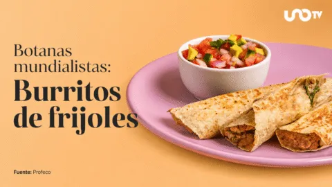 Botanas para el Mundial 2026: aprende a preparar unos ricos burritos de frijoles caseros