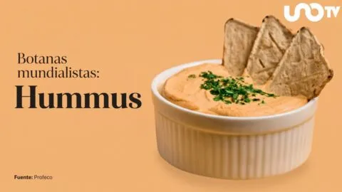 Botanas para el Mundial 2026: humus, un platillo para probar los sabores internacionales