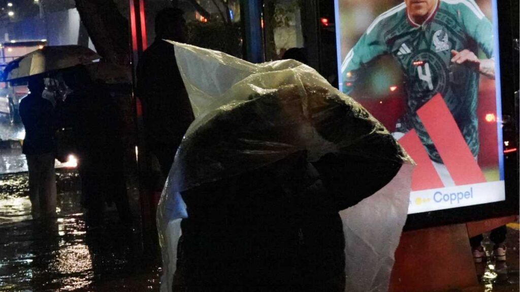 Jornada de lluvias y granizo en la CDMX