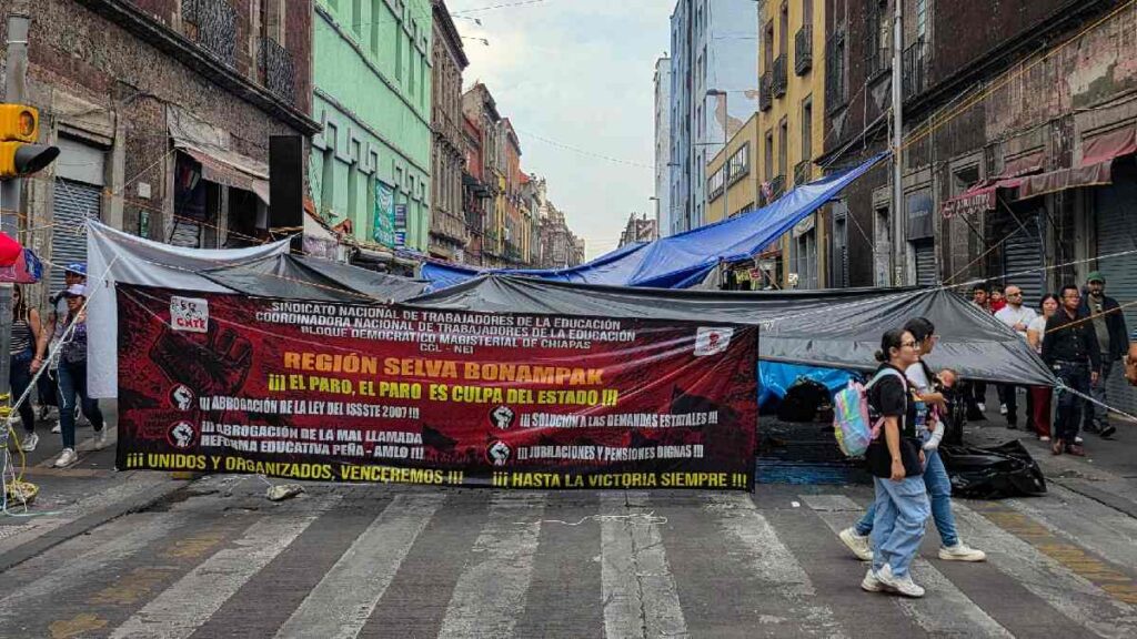 CNTE encabeza las protestas en CDMX para este martes 16 de junio.