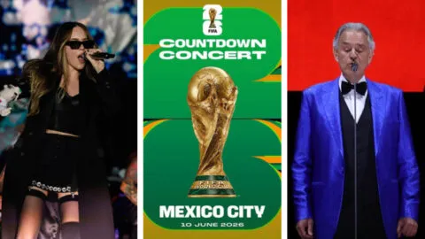 Belinda, Andrea Bocelli y Los Ángeles Azules encabezan el concierto "México Countdown Concert" del Mundial