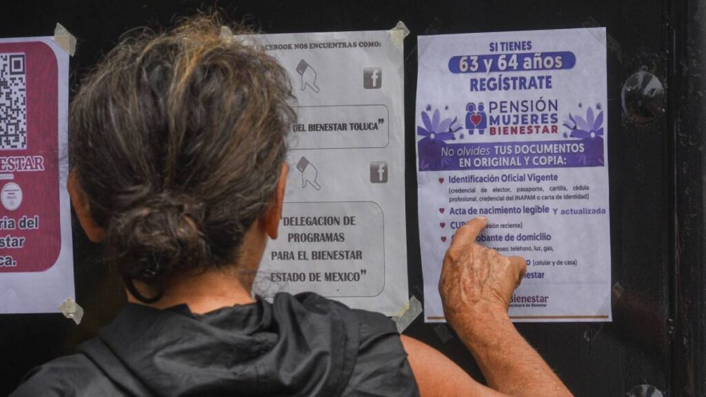 Registro de mujeres para pensión