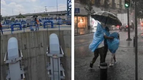 "El Caracol" bombea hasta 27 estadios Azteca en lluvia moderada