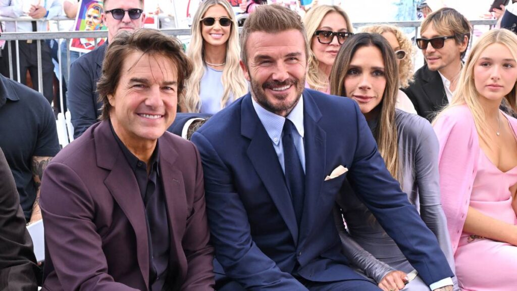 David, Victoria y Tom