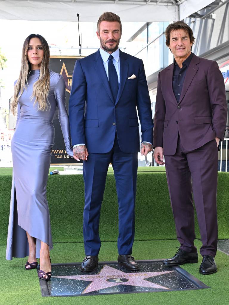 David, Victoria y Tom