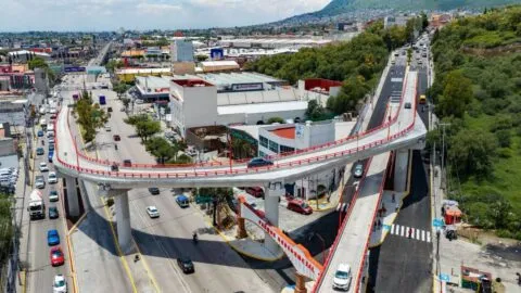 Abren distribuidor vial Parque Residencial en Coacalco; conecta con la avenida José López Portillo