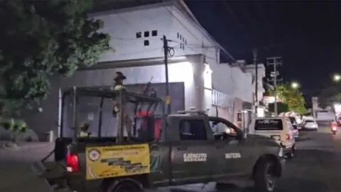 Lanzan drones con explosivos contra policías en Escuinapa, Sinaloa