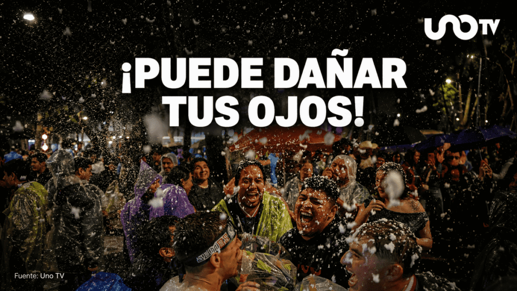 Expertos advierten por daños si te entra espuma a los ojos