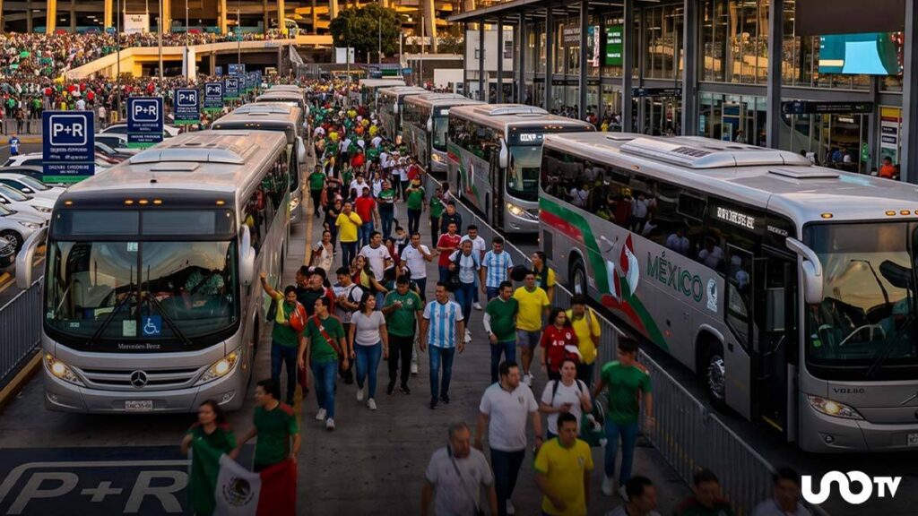 Estos son todos los puntos de Ride y Park & Ride al Estadio Azteca