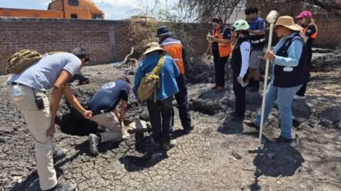 Ni volcán, ni géiser: expertos de la UNAM explican qué surgió en Ixtlán, Michoacán