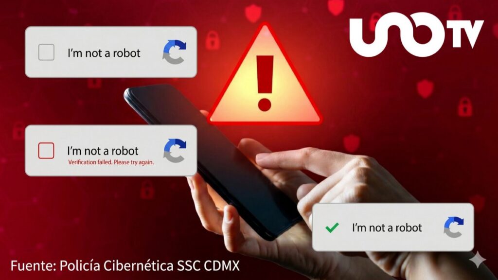 ¡Mucho cuidado al verificar que no eres un robot! Es estafa