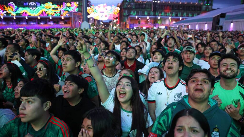 Celebración en el Zócalo de la CDMX