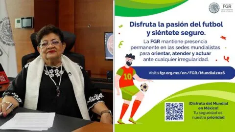 FGR reforzará seguridad para el Mundial y lanza campaña nacional contra la trata de menores