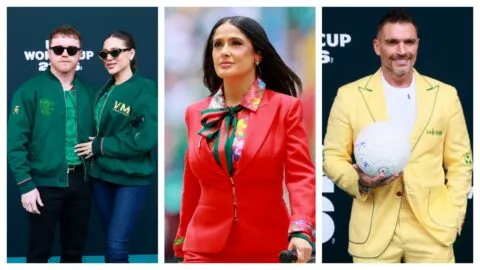 De Salma Hayek al "Canelo Álvarez": ellos fueron los famosos que asistieron a la inauguración del Mundial 2026