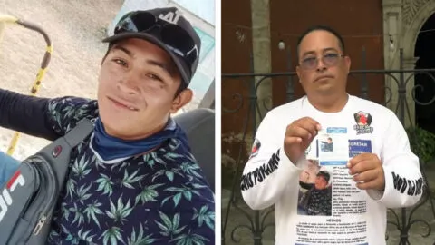 Mientras muchos celebran, él sigue buscando a su hijo