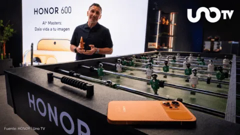Llega a México el HONOR 600, el celular que conmovió a Christian "Chaco" Giménez por sus funciones de IA