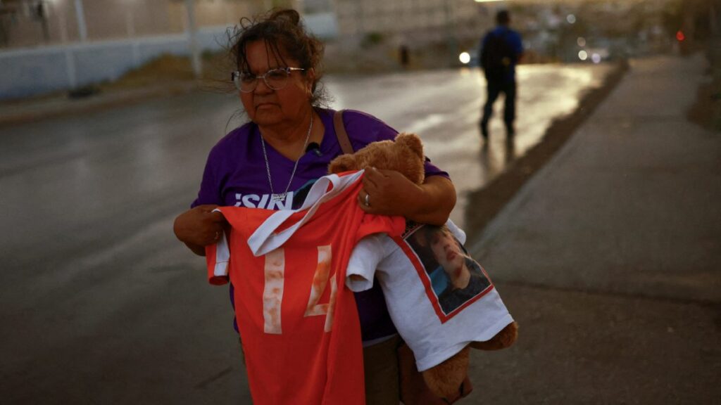 Norma Laguna, madre de Idaly Juache, joven desaparecida, busca ahora a su nieto
