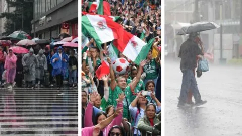 Pronostican lluvia durante el México-Chequia: activan Alerta Amarilla en toda la CDMX