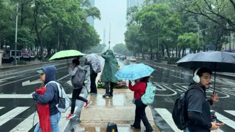Lluvia en CDMX no cesa este domingo 28 de junio; podría granizar