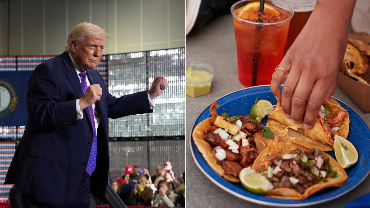 Trump comparte video de IA donde come tacos con Sheinbaum y es aclamado en el mundo