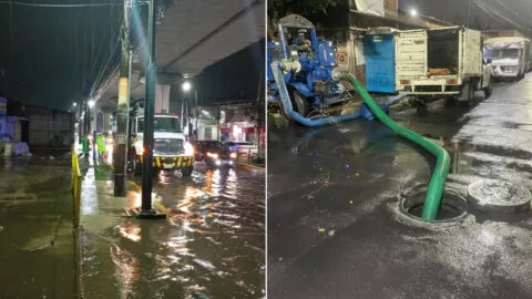 Lluvia nocturna azota la CDMX: árboles caídos, postes derribados y calles inundadas