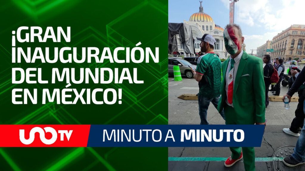 ¡No te pierdas detalle de la inauguración del Mundial en México!
