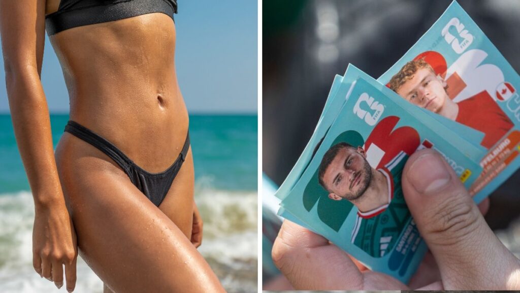 Influencer brasileña convierte su cuerpo en un álbum del Mundial y se vuelve viral