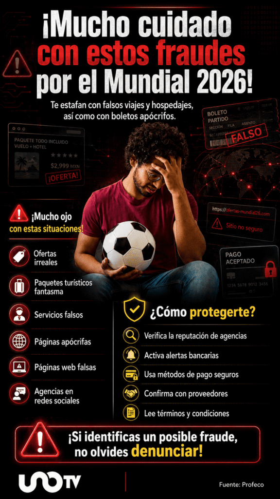 ¡No caigas en los fraudes por el Mundial 2026!