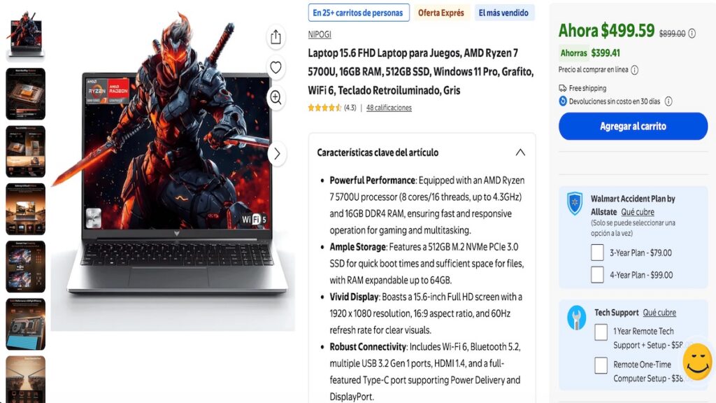 El equipo permite ampliar la RAM hasta 64GB