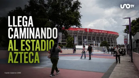 Siete rutas para llegar caminando al Estadio Azteca para los partidos del Mundial 2026
