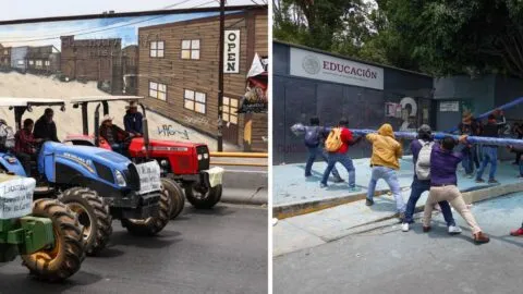 Manifestaciones en Jalisco durante la inauguración del Mundial
