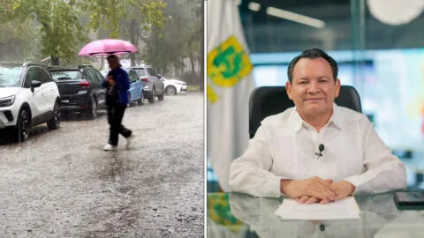 Por lluvias, suspenden actividades este martes en todo el estado de Yucatán